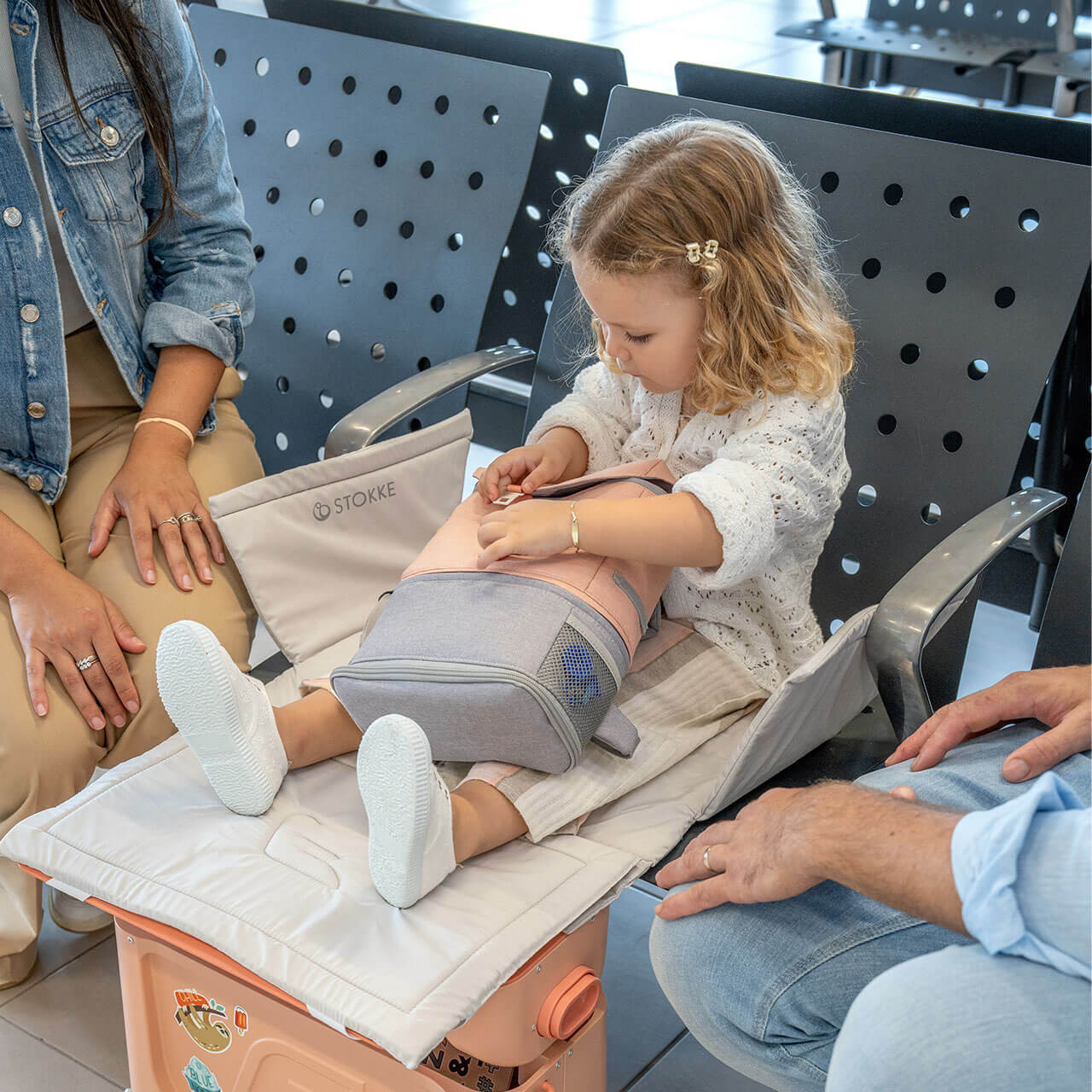 Stokke® JetKids™ BedBox™ - Coral Pink | Winstanleys Pramworld