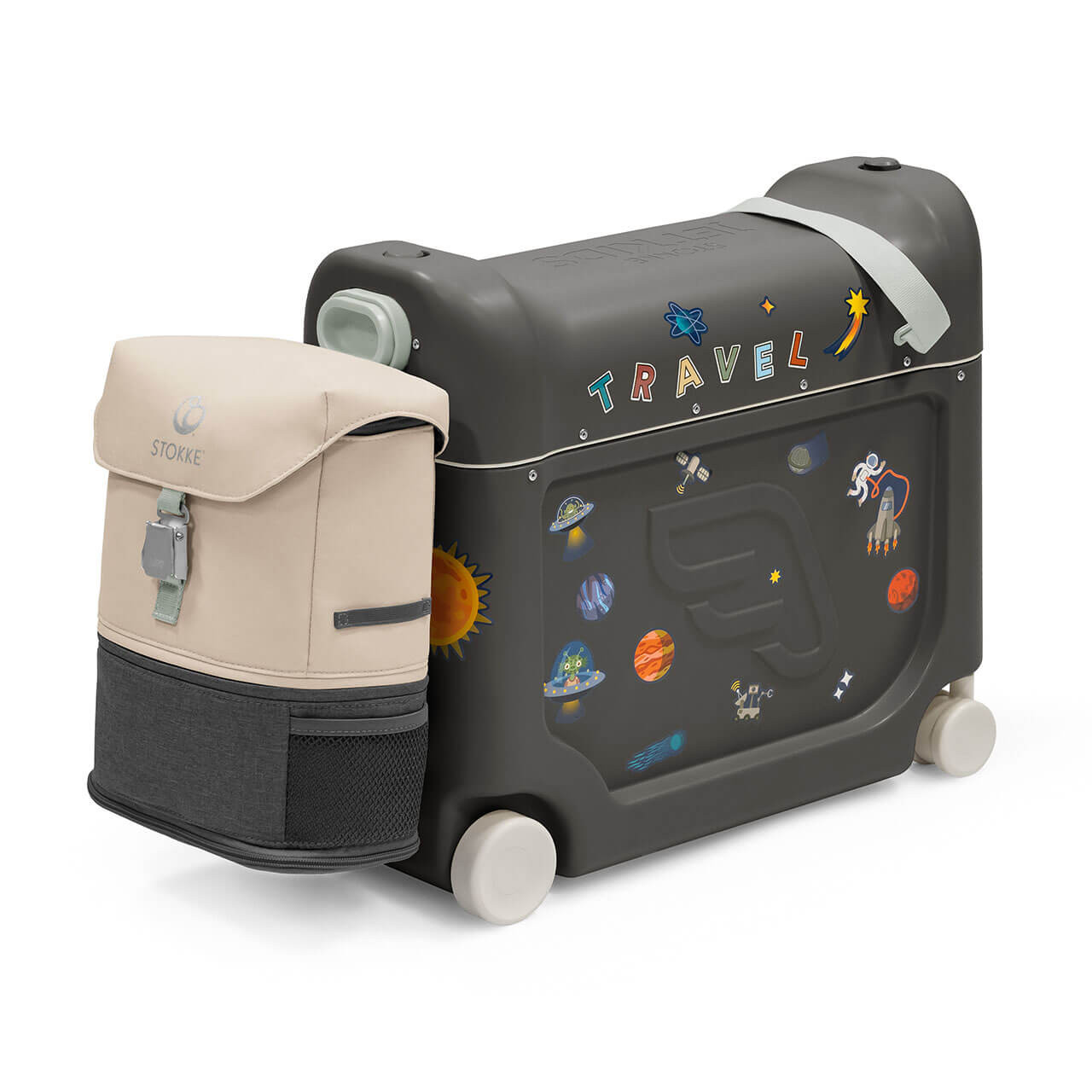 Stokke® JetKids™ Travel Bundle - Midnight Grey | Winstanleys Pramworld Stokke® JetKids™ Travel Bundle - Midnight Grey | Winstanleys Pramworld