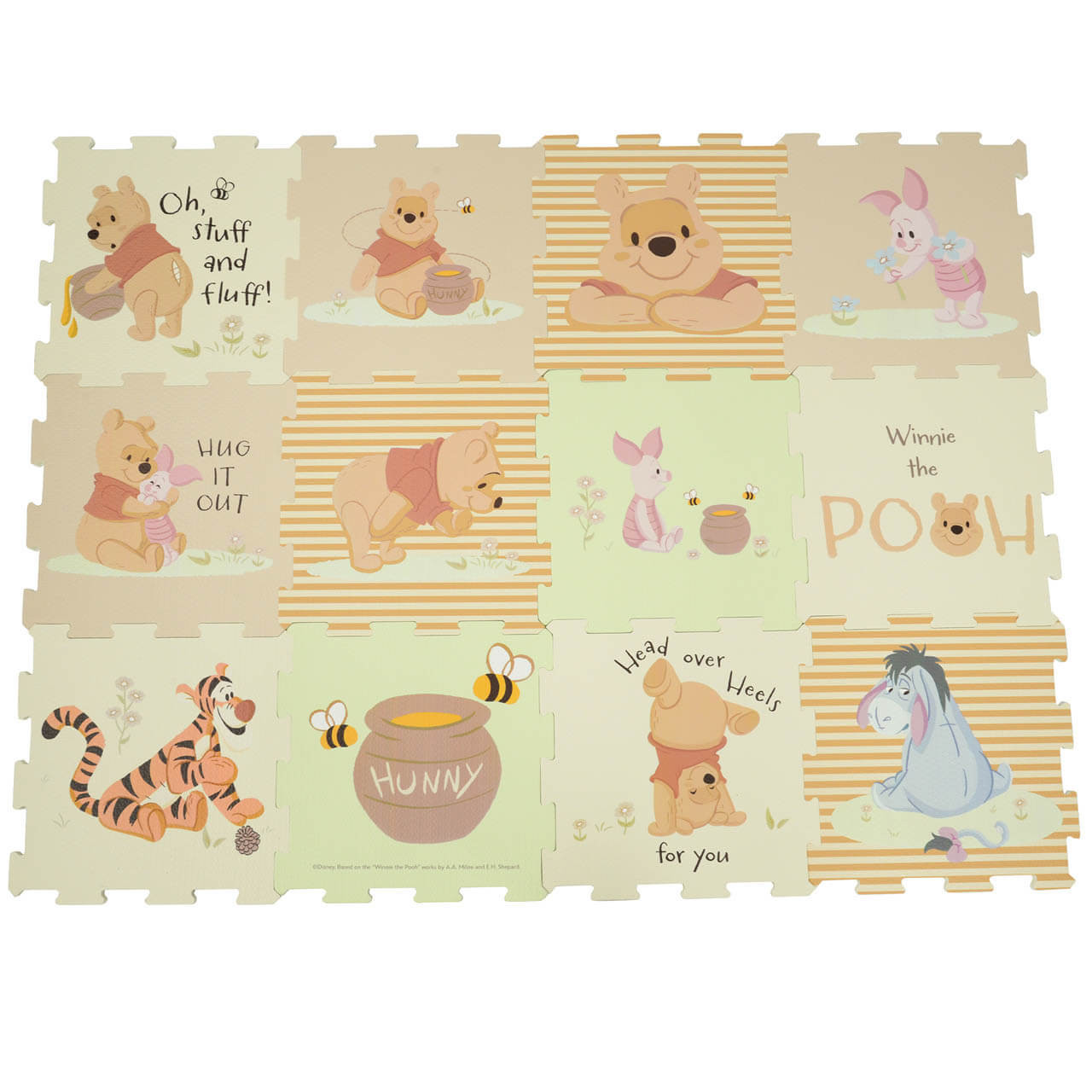 PitBabe2 Pooh サイン入り トレカ LevelUpFM MV Sports Winnie The Pooh 12 Piece EVA Playmat | Winstanleys Pramworld