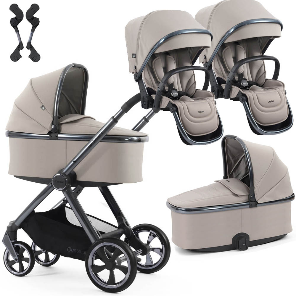 Oyster Twin Pushchair Stone Winstanleys Pramworld