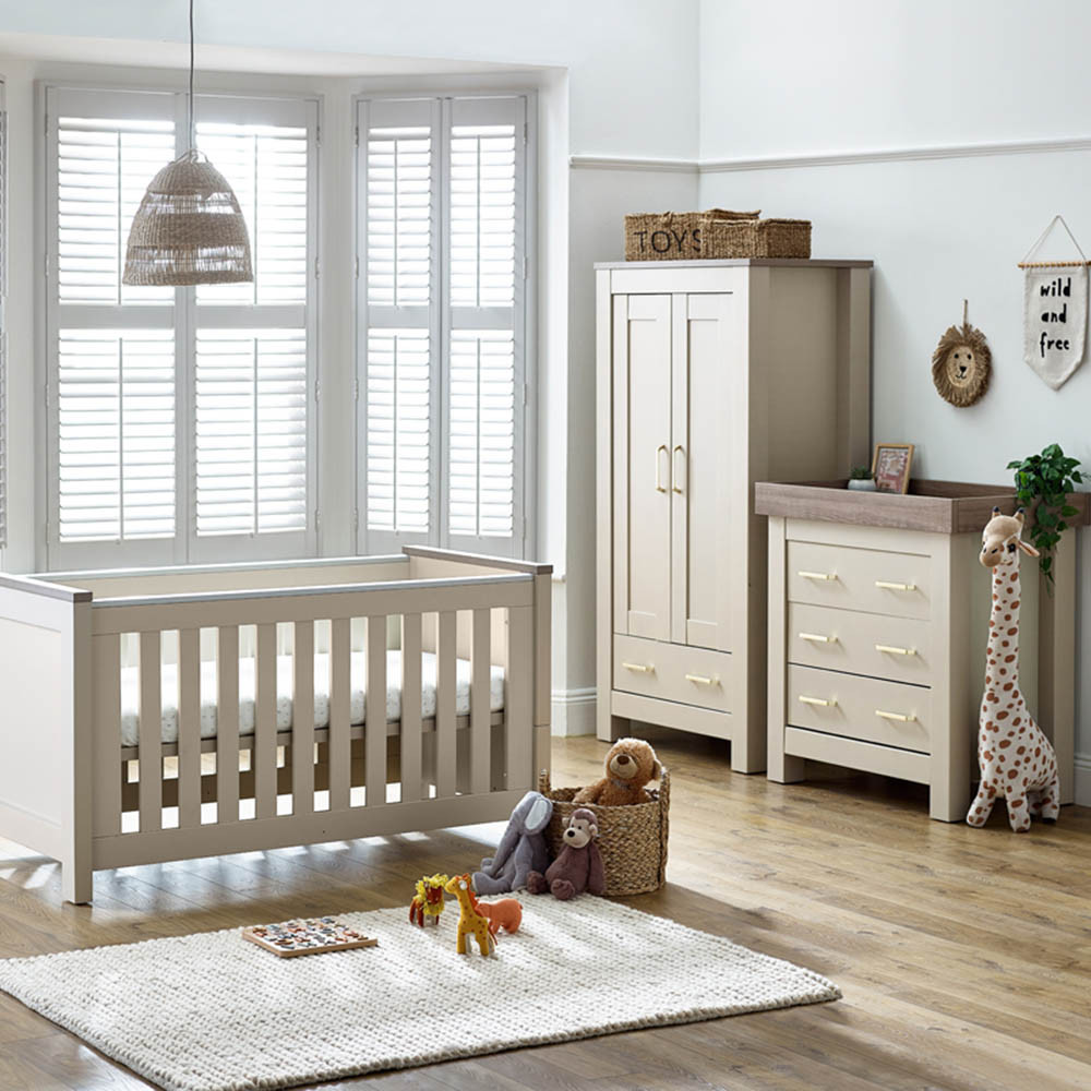 Babystyle Bordeaux 3 Piece Room Set + FREE Sprung Mattress