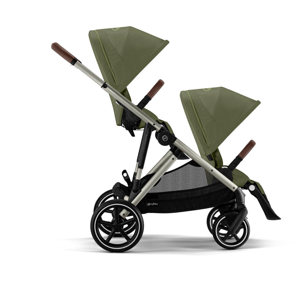 Cybex e-Gazelle S Taupe Double Moss Green Winstanleys Pramworld