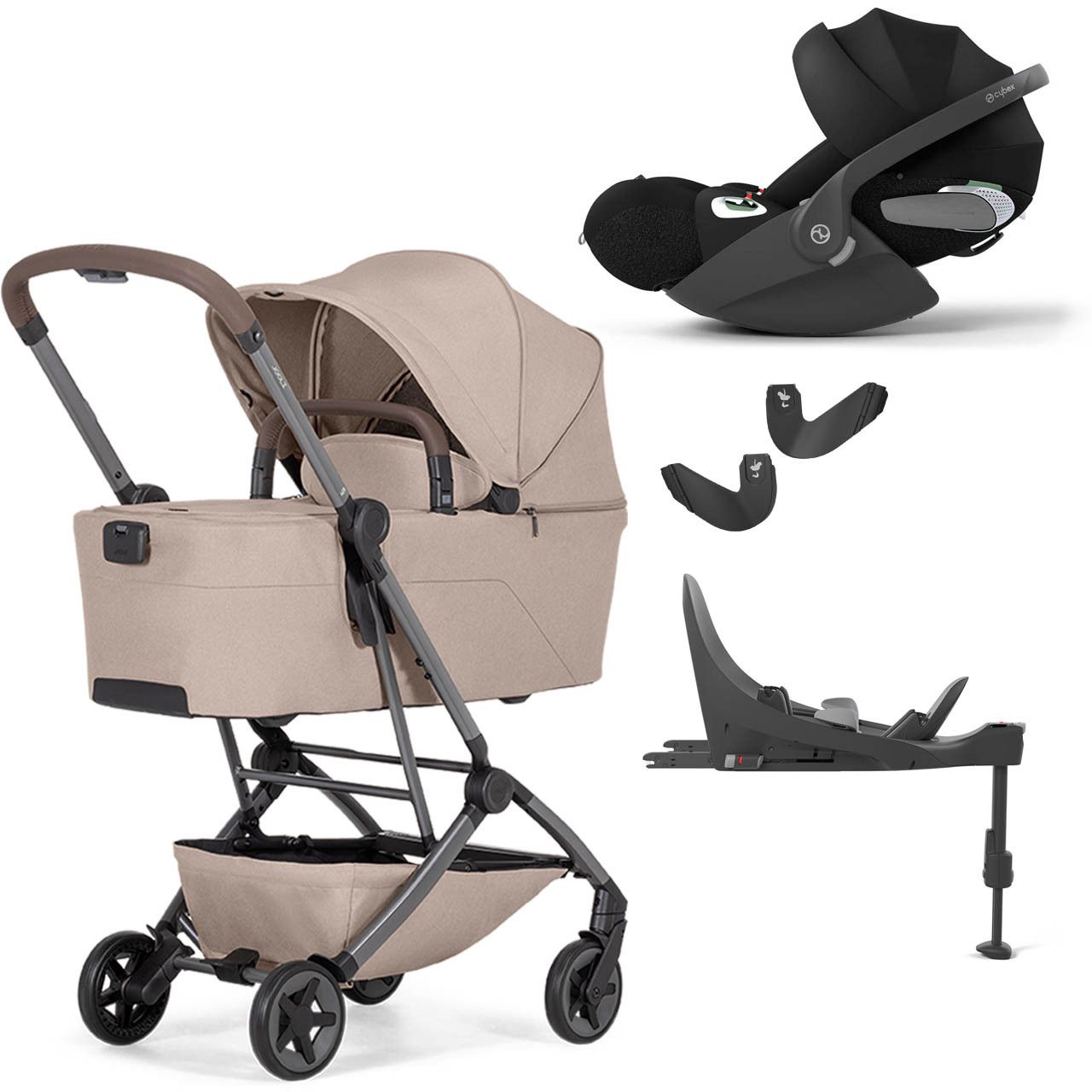 Joolz Aer2 Complete Cloud T Travel System - Sandy Taupe