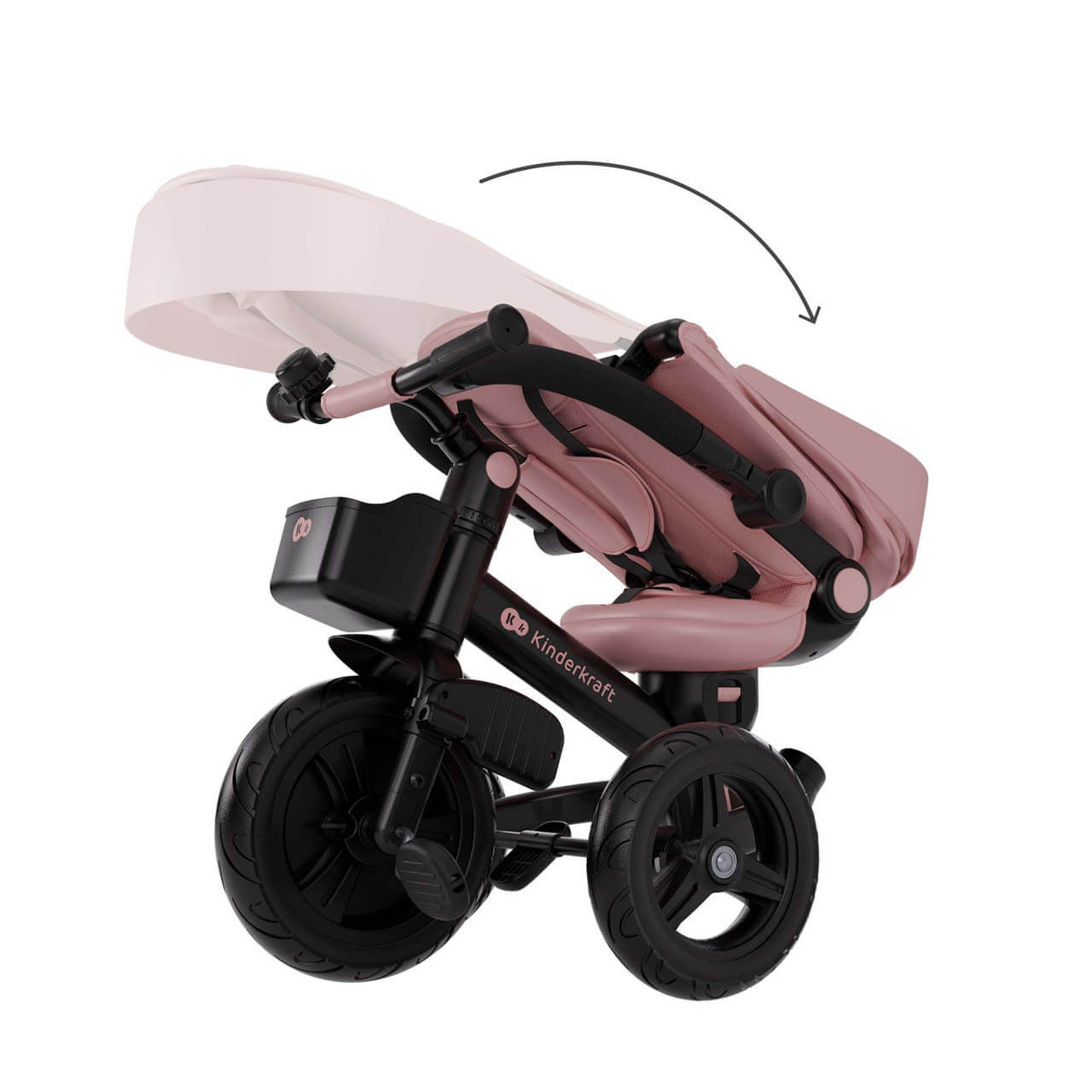 Kinderkraft Aveo 2 Plus Tricycle - Pink | Winstanleys Pramworld