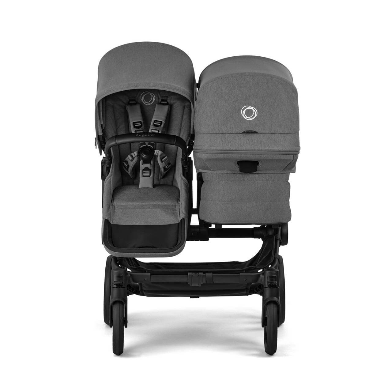 Bugaboo Donkey 6 Double Pushchair - Moon Grey | Winstanleys Pramworld