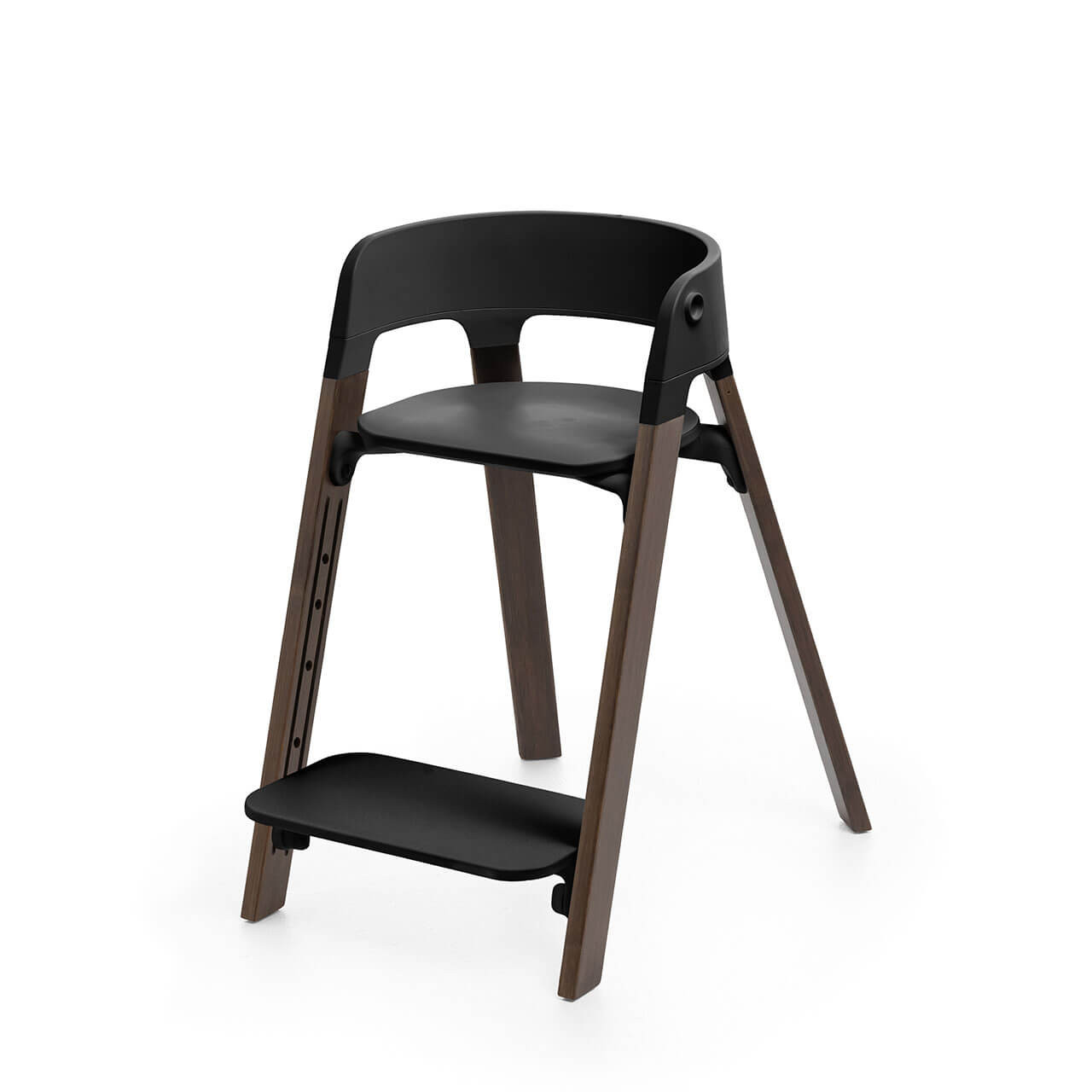 Stokke® Steps™ High Chair - Black/Warm Brown | Winstanleys Pramworld