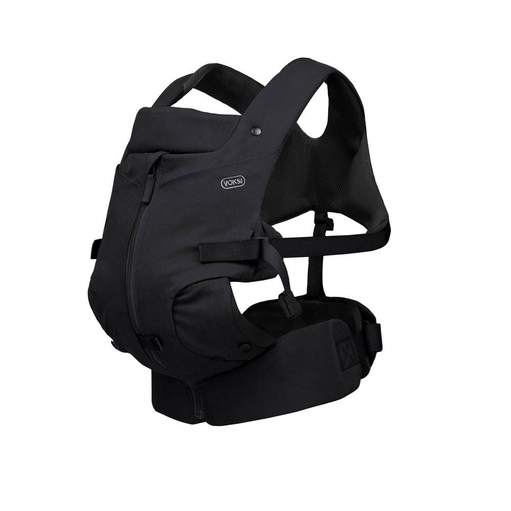Voksi Huddle Zip on Baby Carrier - Black | Winstanleys Pramworld