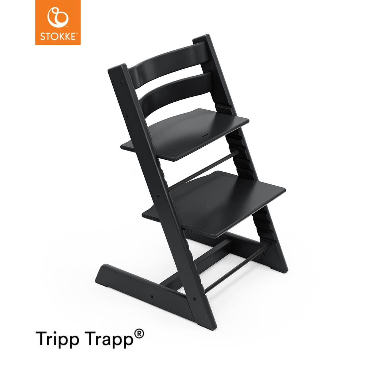 Stokke® Tripp Trapp® Highchair - Beech Black | Winstanleys Pramworld