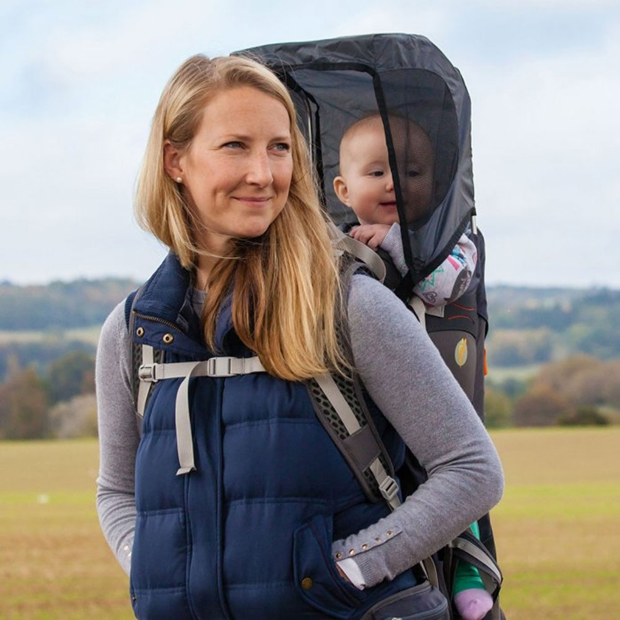 baby carrier with sunshade