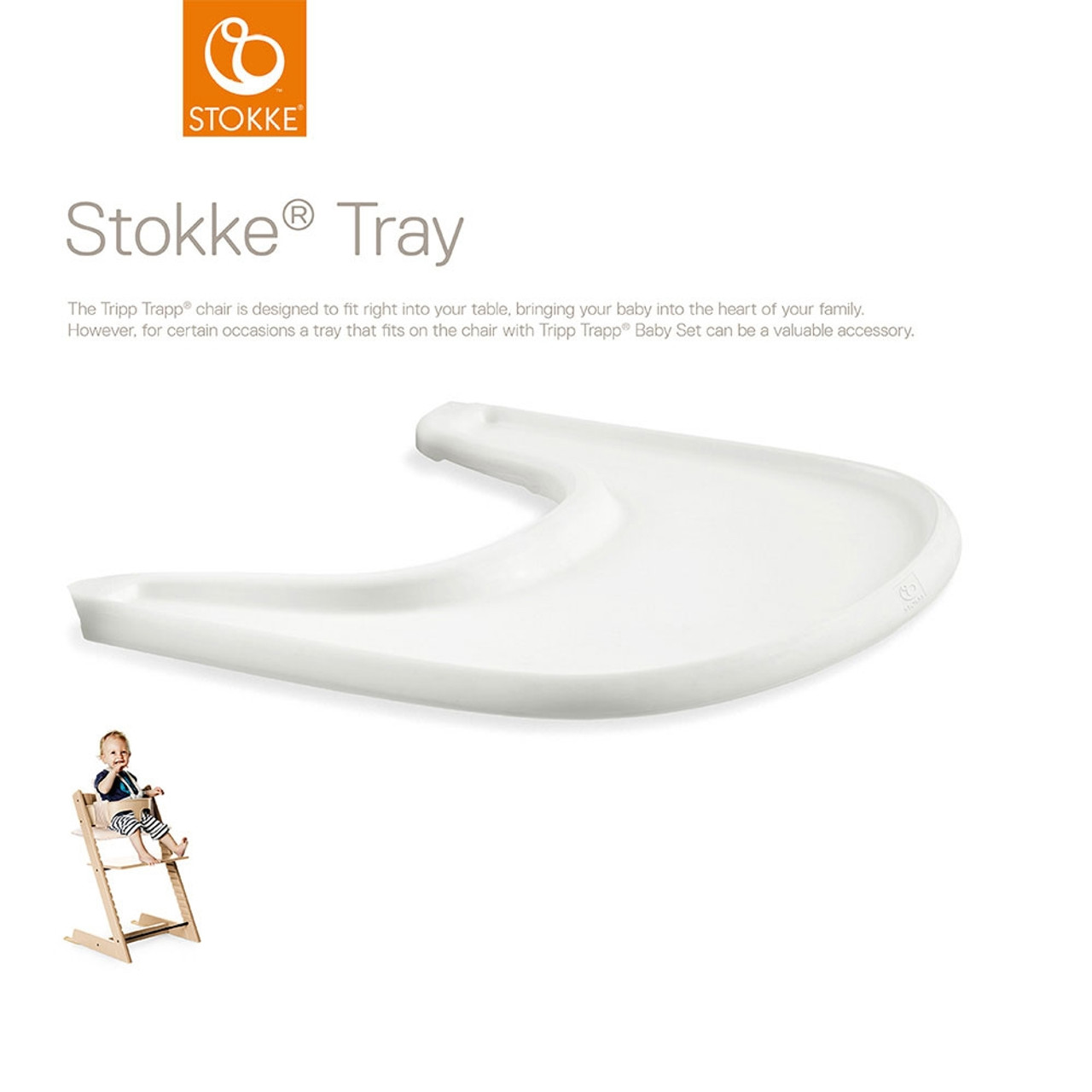 Stokke® Tripp Trapp® Tray - White