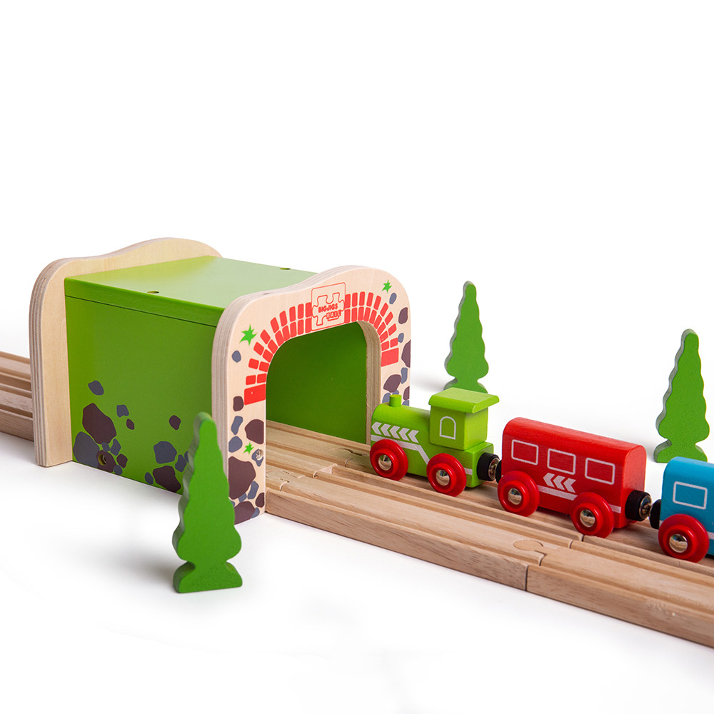 Bigjigs Toys Zweiteile-Puzzle Transport – 8 Holzteile Für Boot, Flugzeug, Auto & LKW, Ab 12 Monaten