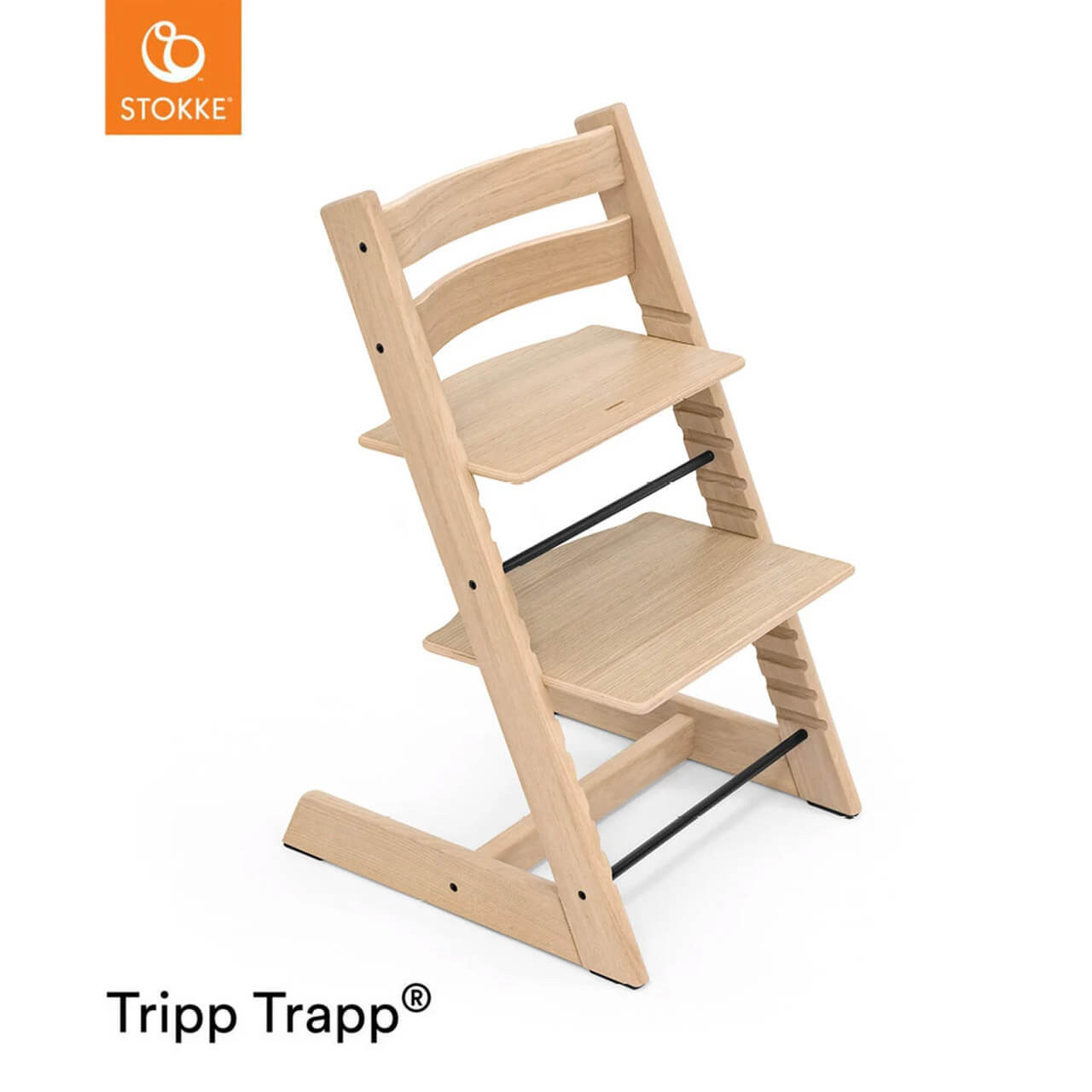 Stokke® Tripp Trapp® Highchair - Oak Natural