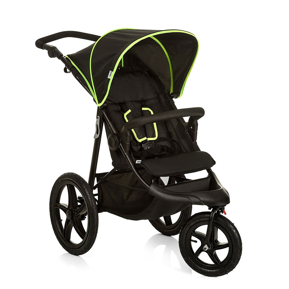 Hauck Pushchair Runner Black/Neon Yellow