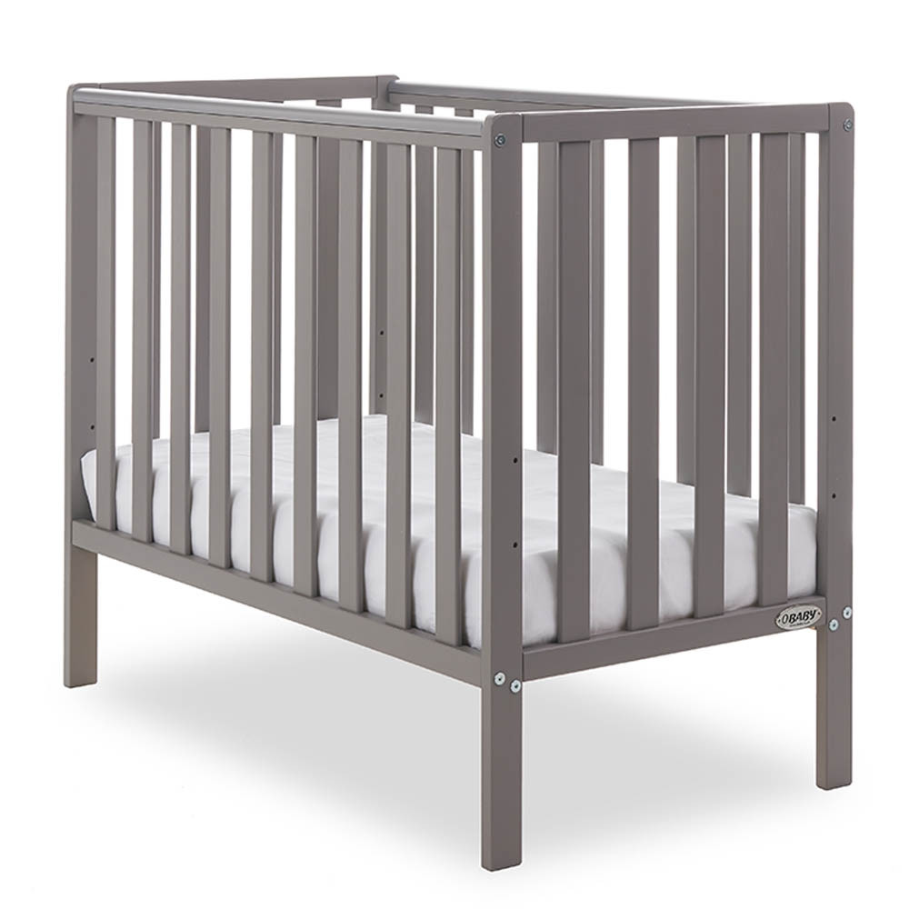 Obaby Bantam Space Saver Cot Fibre Mattress Taupe Grey