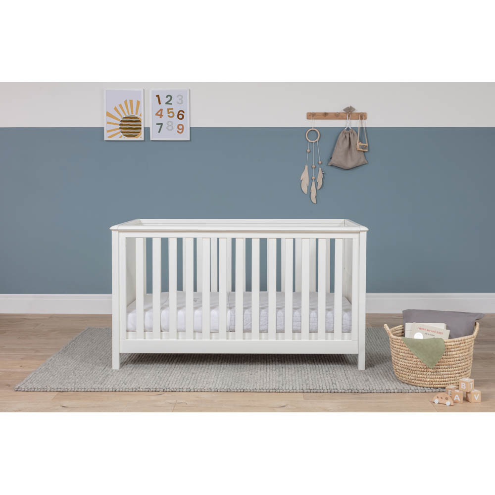 silver cross white cot bed