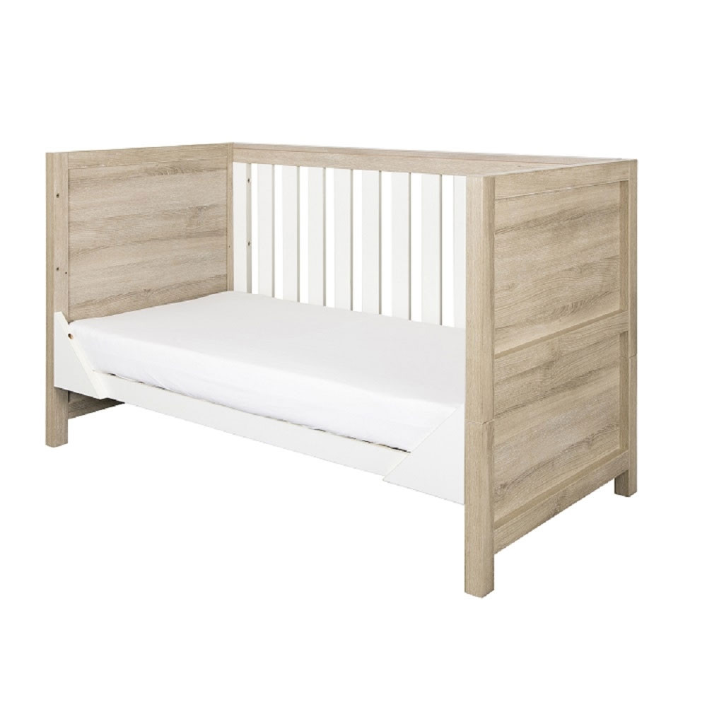 Tutti Bambini Modena Cot Bed Oak White Winstanleys Pramworld