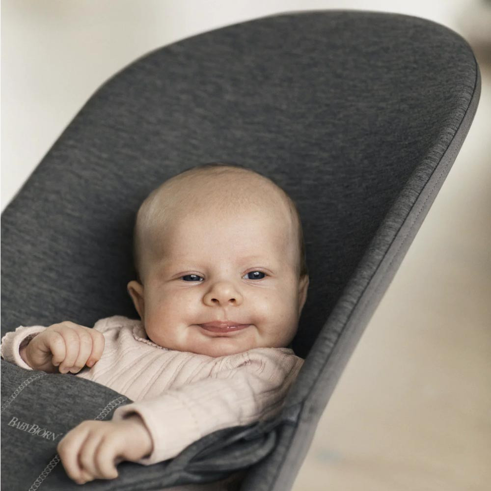 Babybjorn Bouncer Bliss Charcoal Grey 3D Jersey