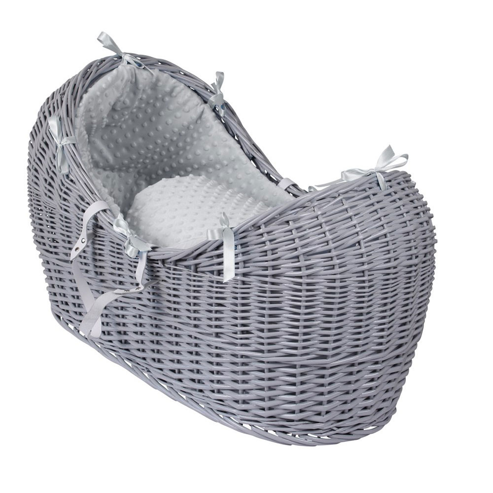 clair de lune moses basket dressing set