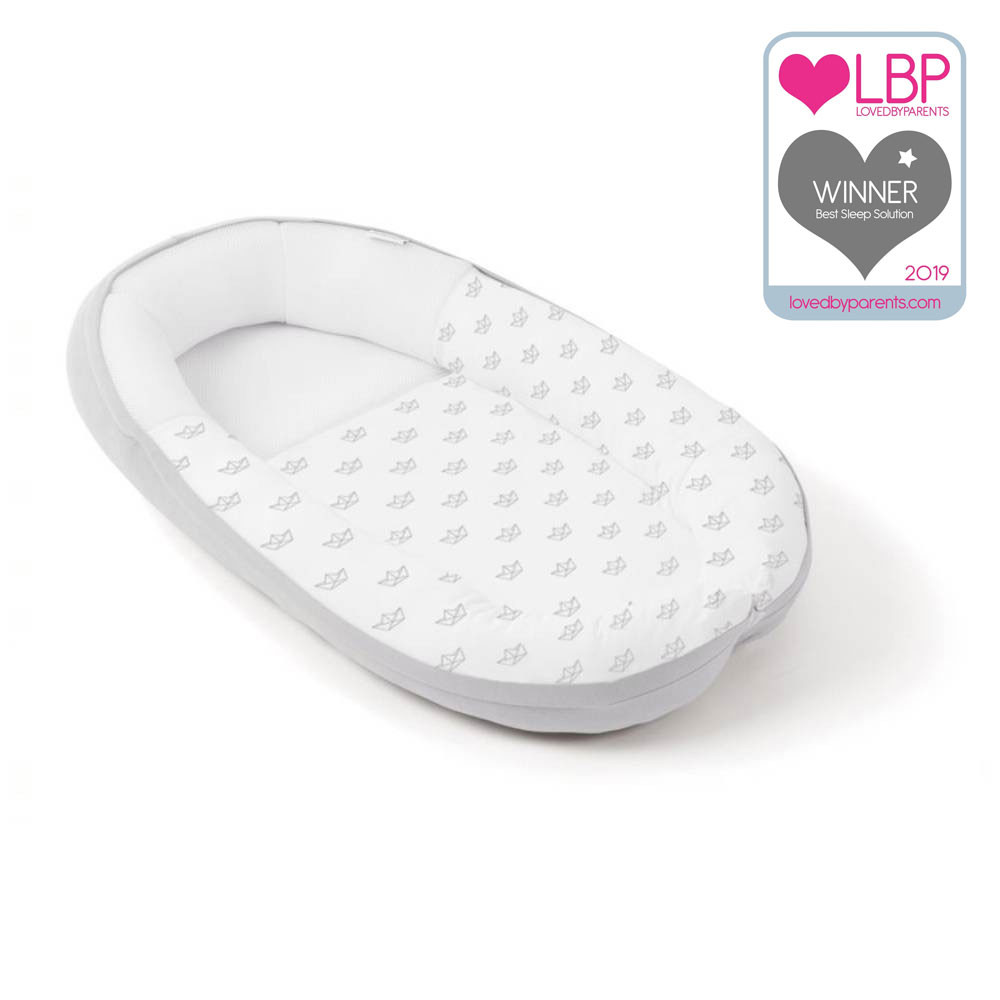 Réducteur Bébé Babymoov Doomoo Cocoon - Tissu Respirant Et Coton Bio - Évolutif 0 à 8 Mois - Ceinture Amovible