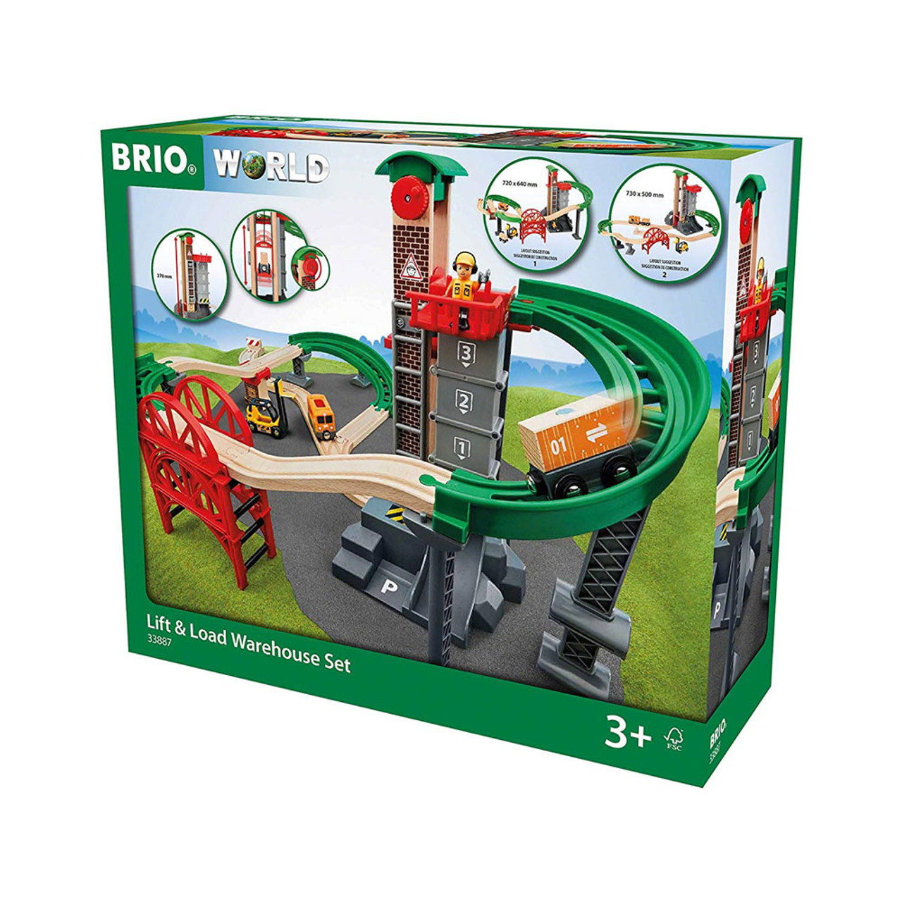 海外通販サイト ブランド Brio Lift Pramworld Winstanleys | Set Warehouse Load and ミニカー