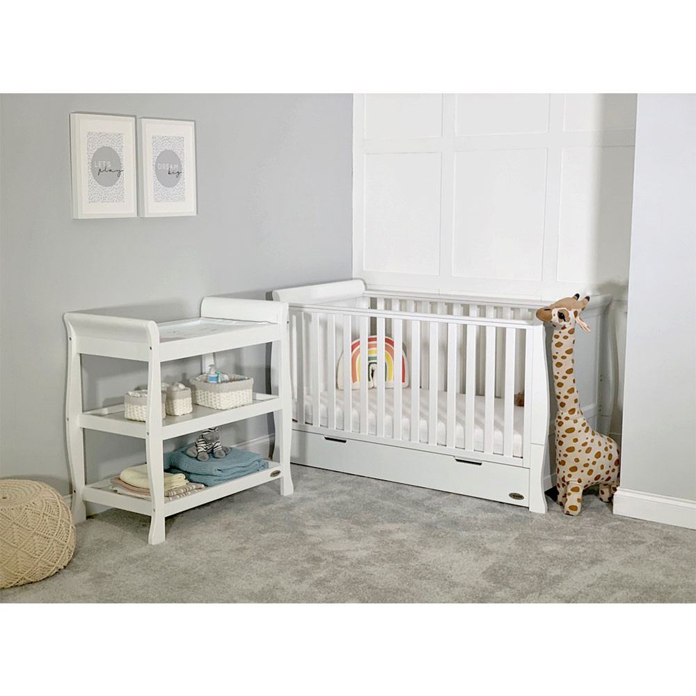 baby cot with changing table