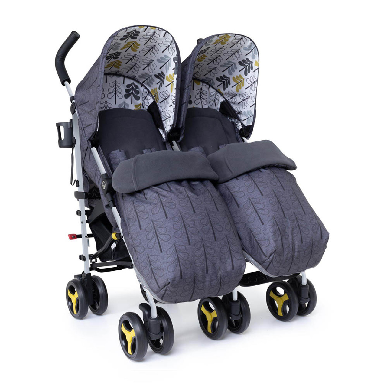 cosatto pink double buggy