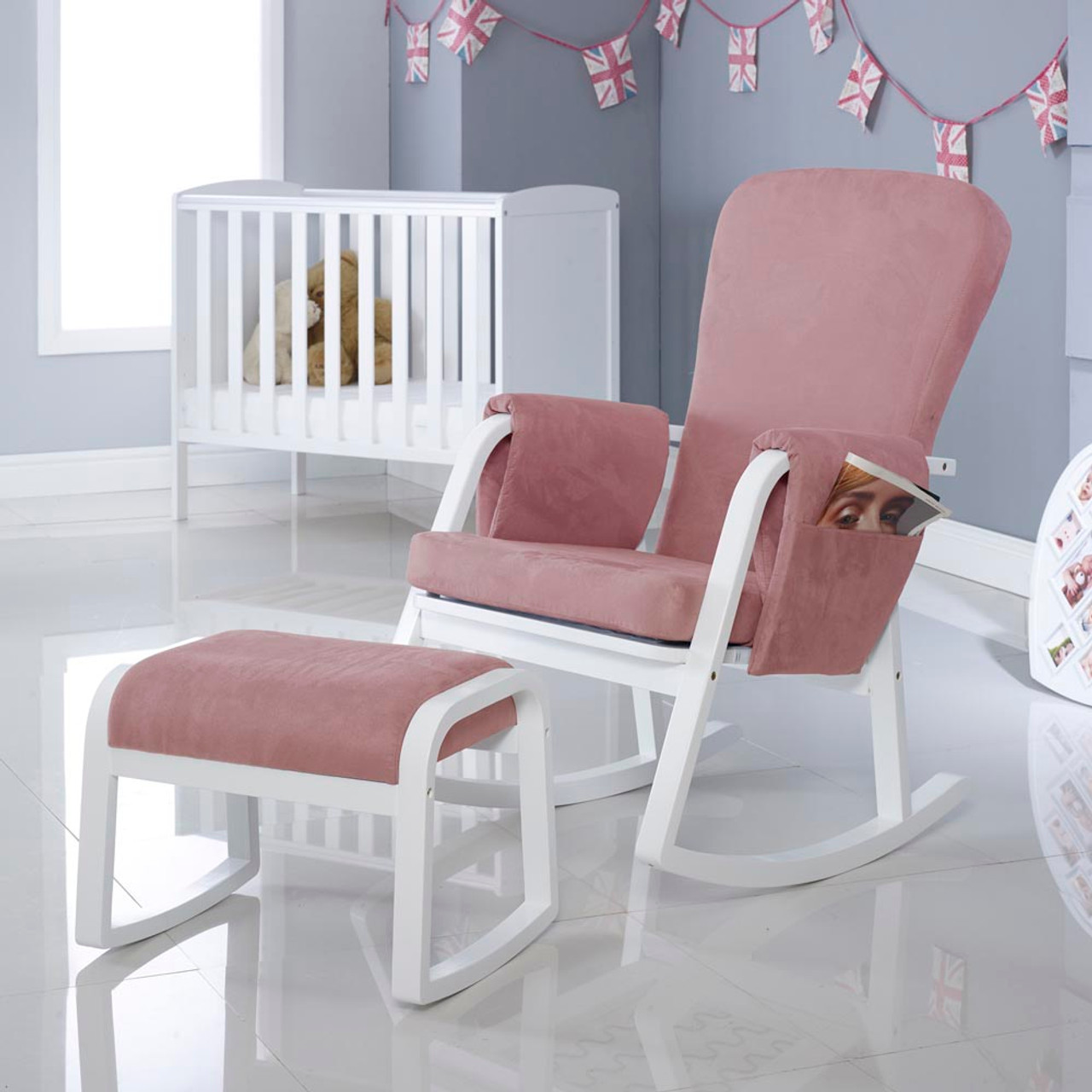 Nursing hot sale chair pink