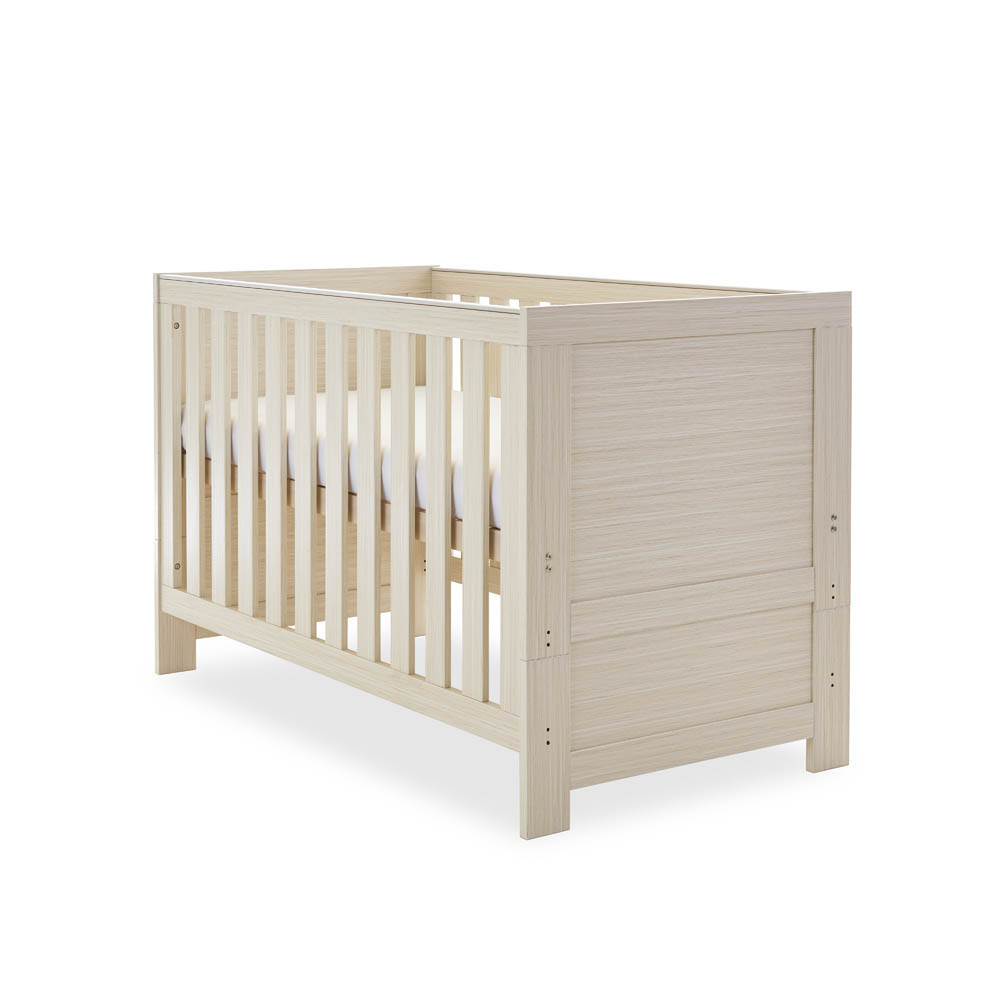 oak effect cot