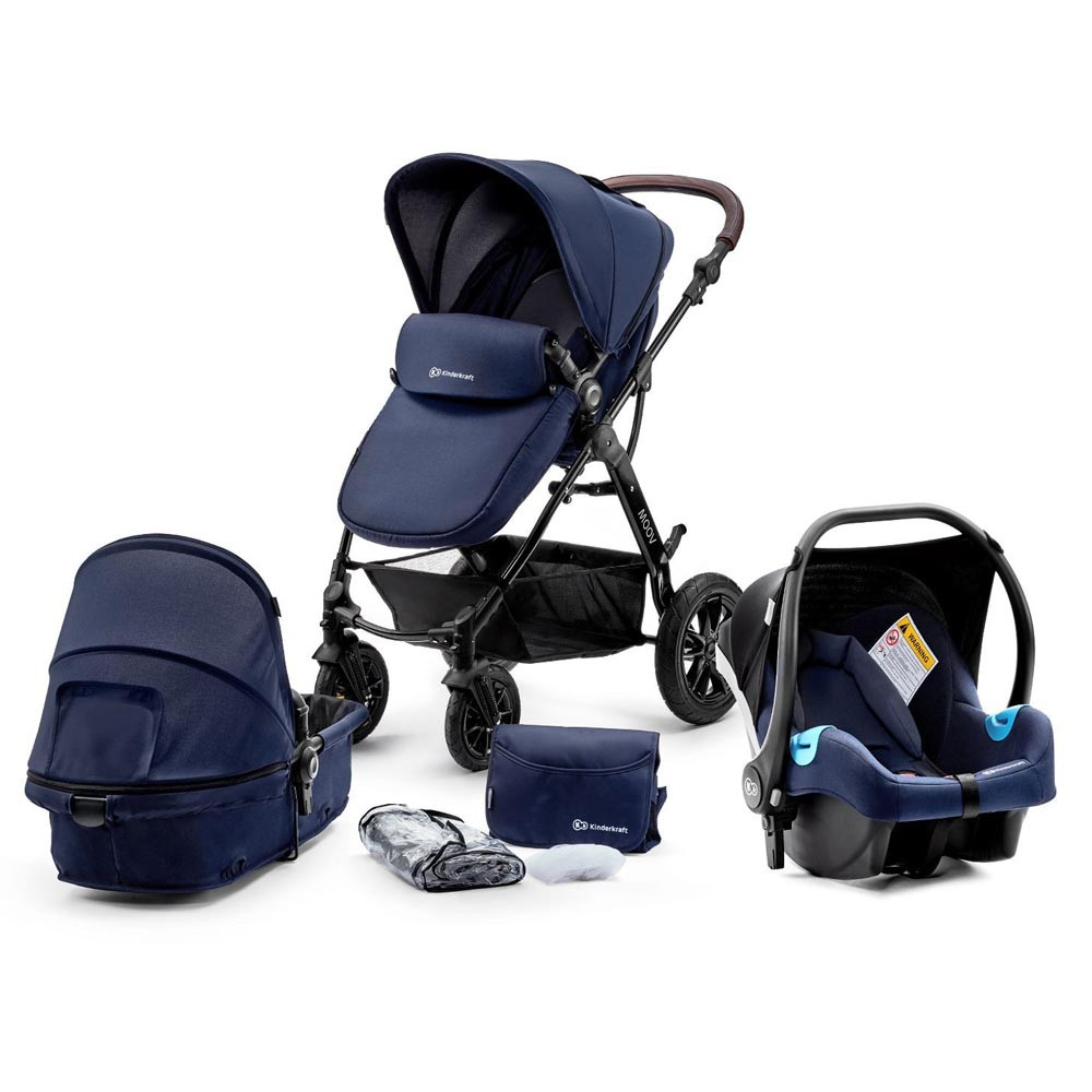 navy pushchair