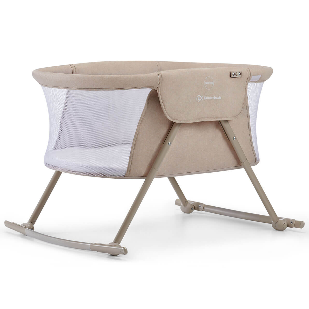 Kinderkraft Lovi 3-in-1 Baby Crib Beige Winstanleys Pramworld