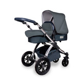 Ickle Bubba Stomp V4 Special Edition Pram - Blueberry/Chrome