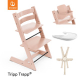 Stokke® Tripp Trapp® + Accessories Bundle - Serene Pink