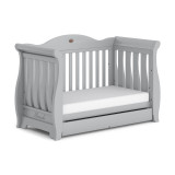 Boori Sleigh Royale Cot Bed - Pebble
