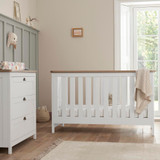 Tutti Bambini Verona 2 Piece Room Set - White/Oak