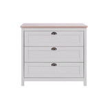 Tutti Bambini Verona 3 Piece Room Set - Dove Grey/Oak