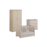 Babymore Veni 3-Piece Room Set with Drawer - Oak