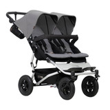 Mountain Buggy Duet V3 + 2 Carrycots - Silver