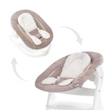 Hauck Alpha+ Wooden Highchair & Bouncer - Rose