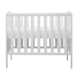 Ickle Bubba Coleby Space Saver Cot & Fibre Mattress - White