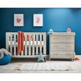 Obaby Nika Mini 2 Piece Room Set - Grey Wash