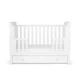 Ickle Bubba Snowdon 4 in 1 Mini Cot Bed - White