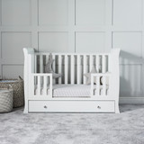 Ickle Bubba Snowdon 4 in 1 Mini Cot Bed - White
