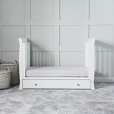 Ickle Bubba Snowdon 4 in 1 Mini Cot Bed - White