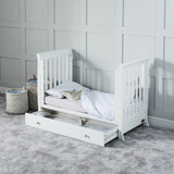 Ickle Bubba Snowdon 4 in 1 Mini Cot Bed - White