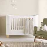 Gaia Baby Serena All-In-One & Dresser Room Set - White/Natural