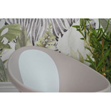Shnuggle Baby Bath With Plug - Taupe