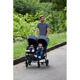 Ickle Bubba Venus Double Stroller - Space Grey