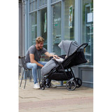 Ickle Bubba Venus Max Double Stroller - Space Grey
