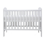 Ickle Bubba Coleby Mini Cot Bed & Fibre Mattress - White