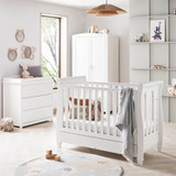 Babymore Eva Sleigh 3 Piece Room Set - White